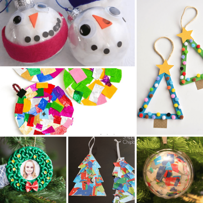 Childrens christmas ornament crafts