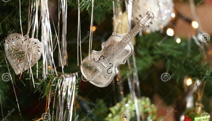 Violin Christmas Tree Ornament A Festive Delight